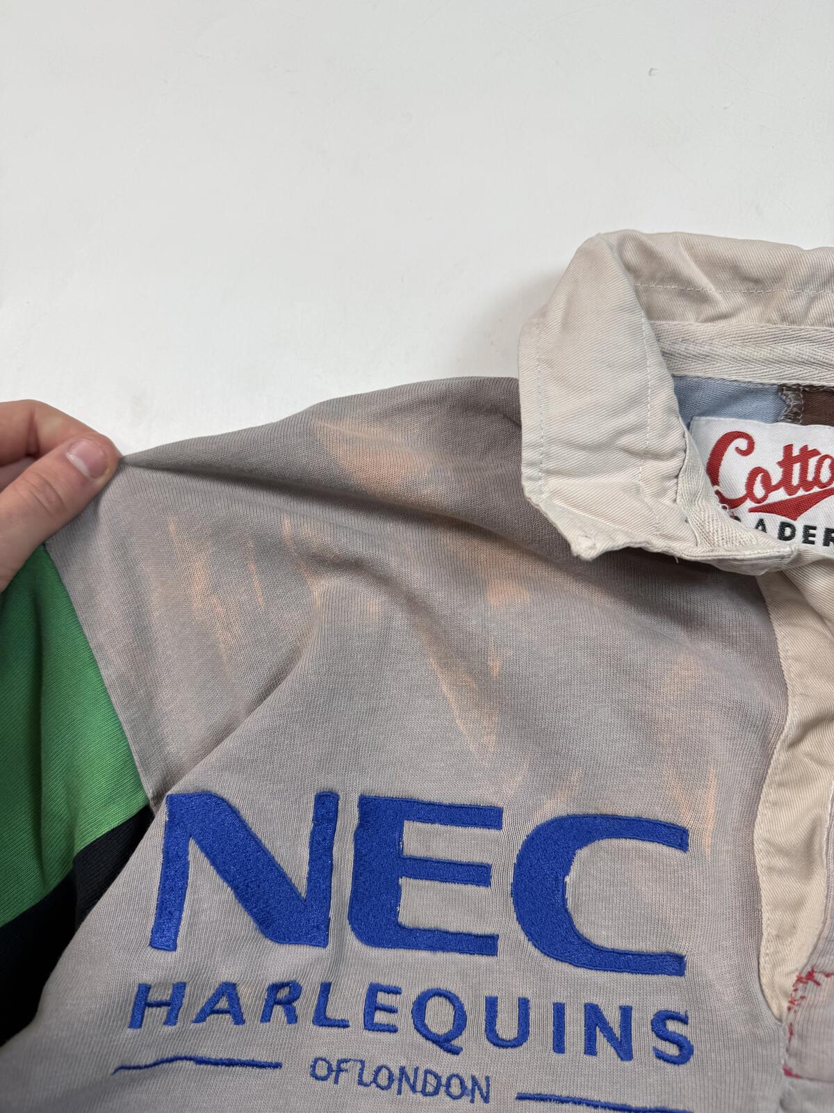Vintage Harlequins 1997-99 Cotton Traders rugby shirt (L)