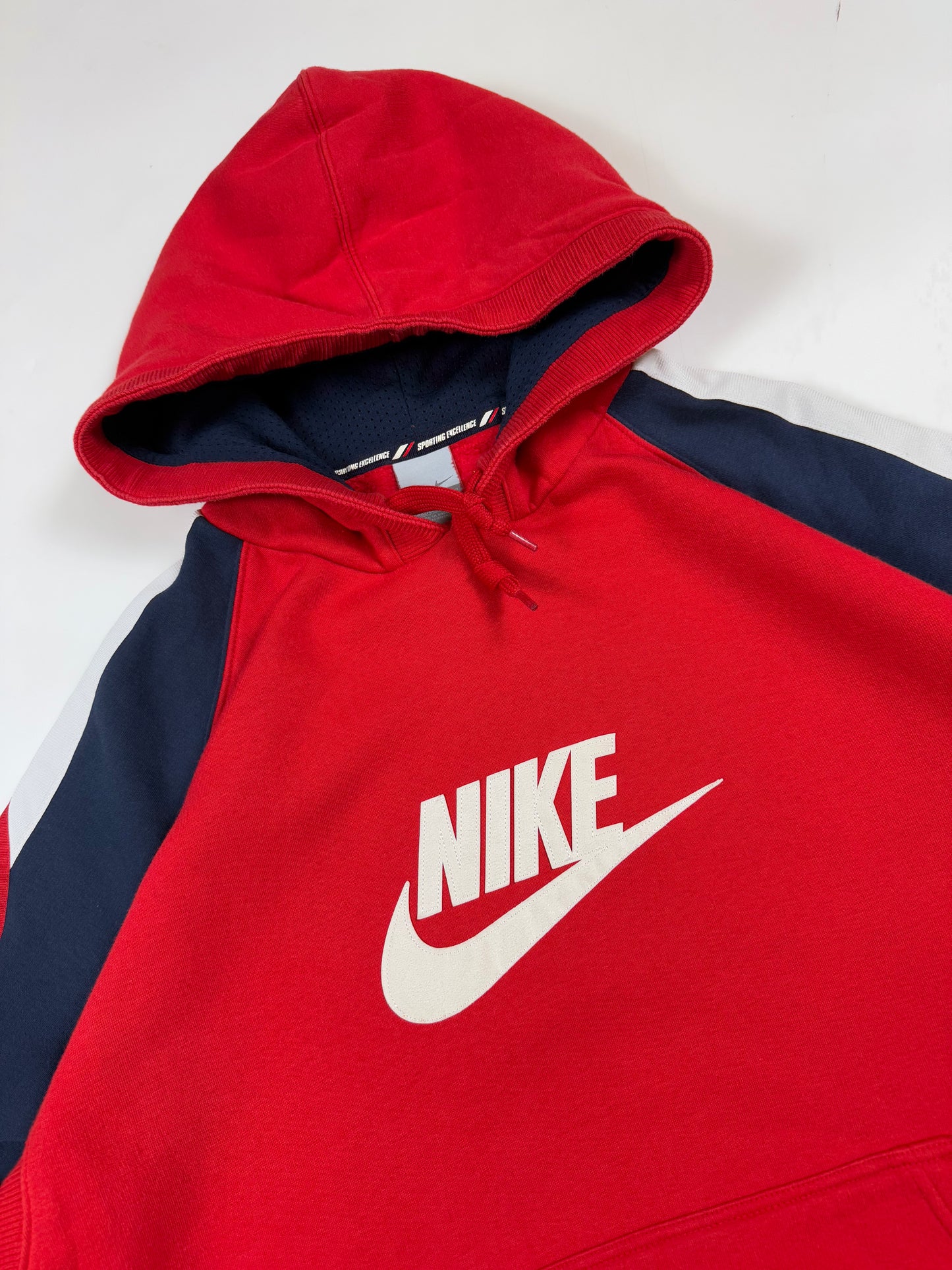 Vintage Nike spell out hoodie (L)