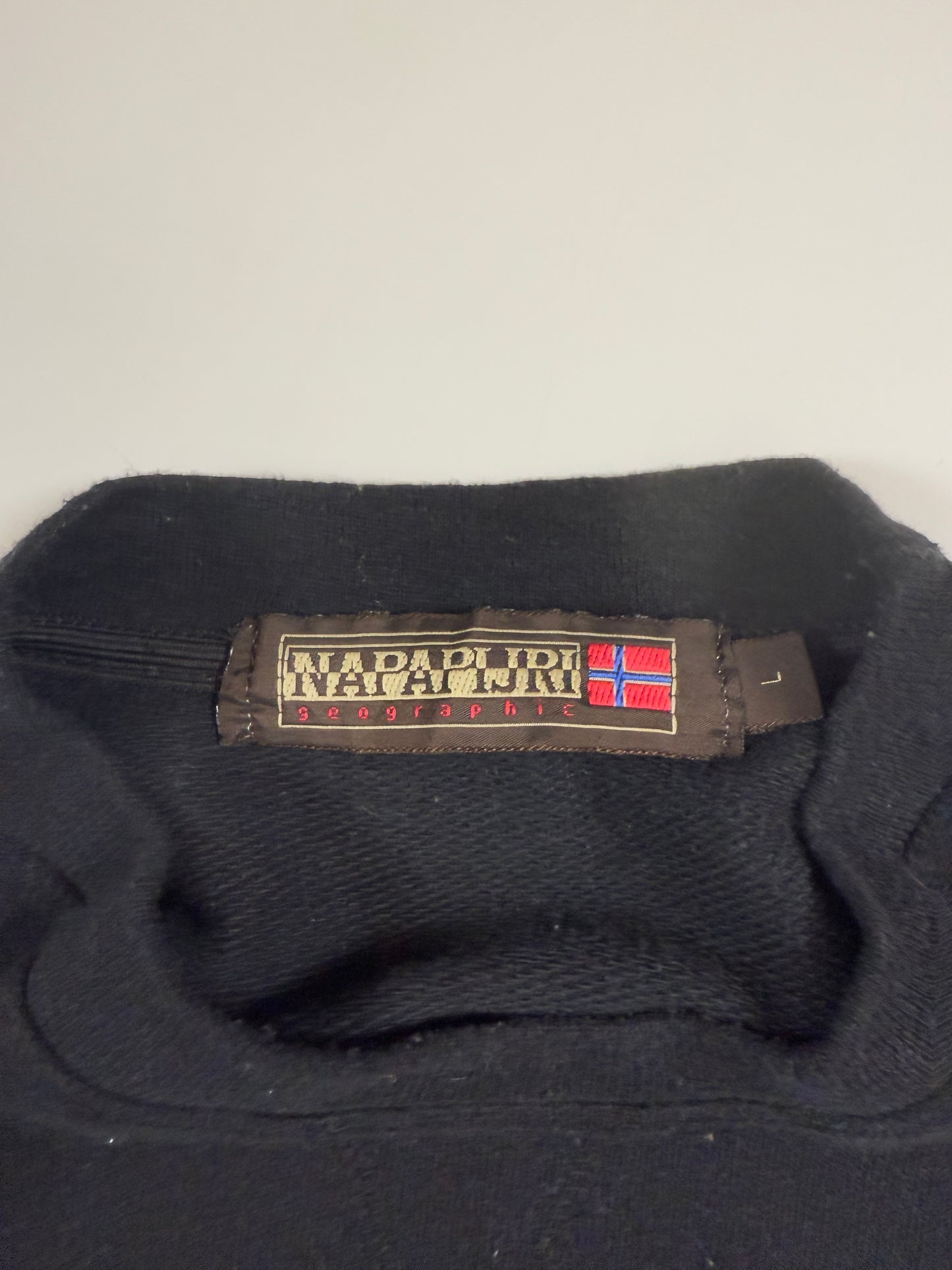 Vintage Napapijri spell out sweatshirt (L)