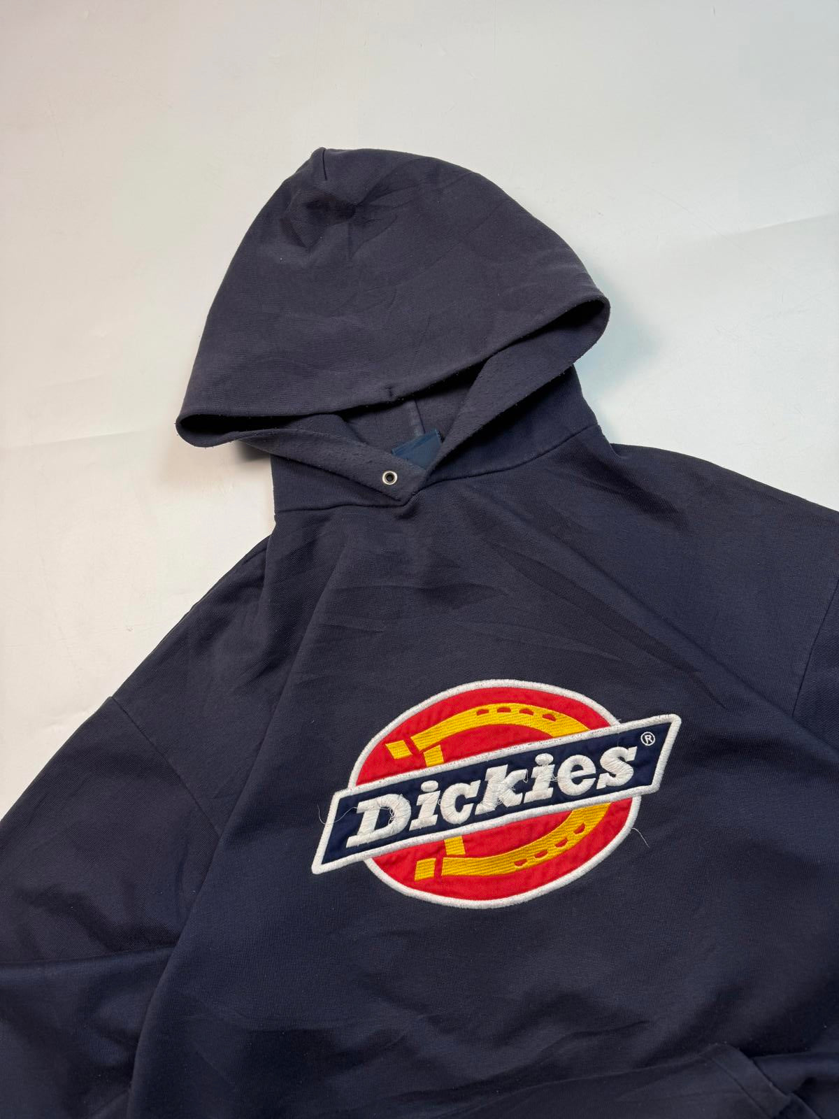 Vintage 90s Dickies centre logo hoodie (L)
