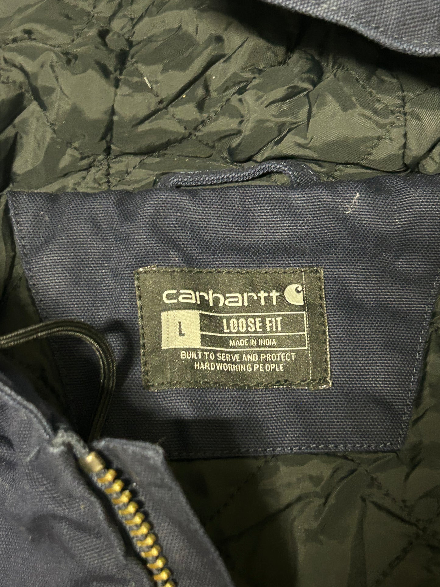Carhartt active hooded workwear jacket (L)