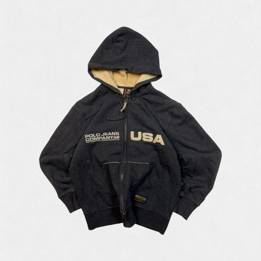 Vintage Ralph Lauren polo jeans co zip up hoodie (M)