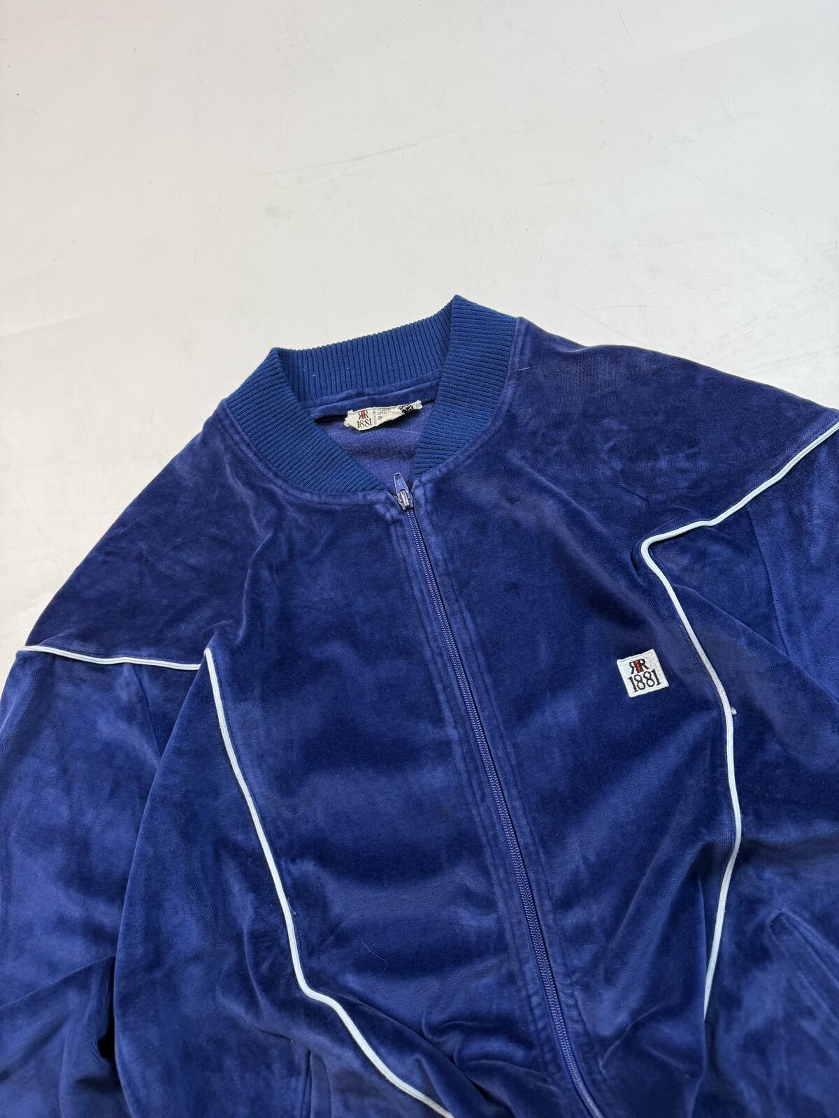 Vintage Cerruti 1881 velour track top (L)