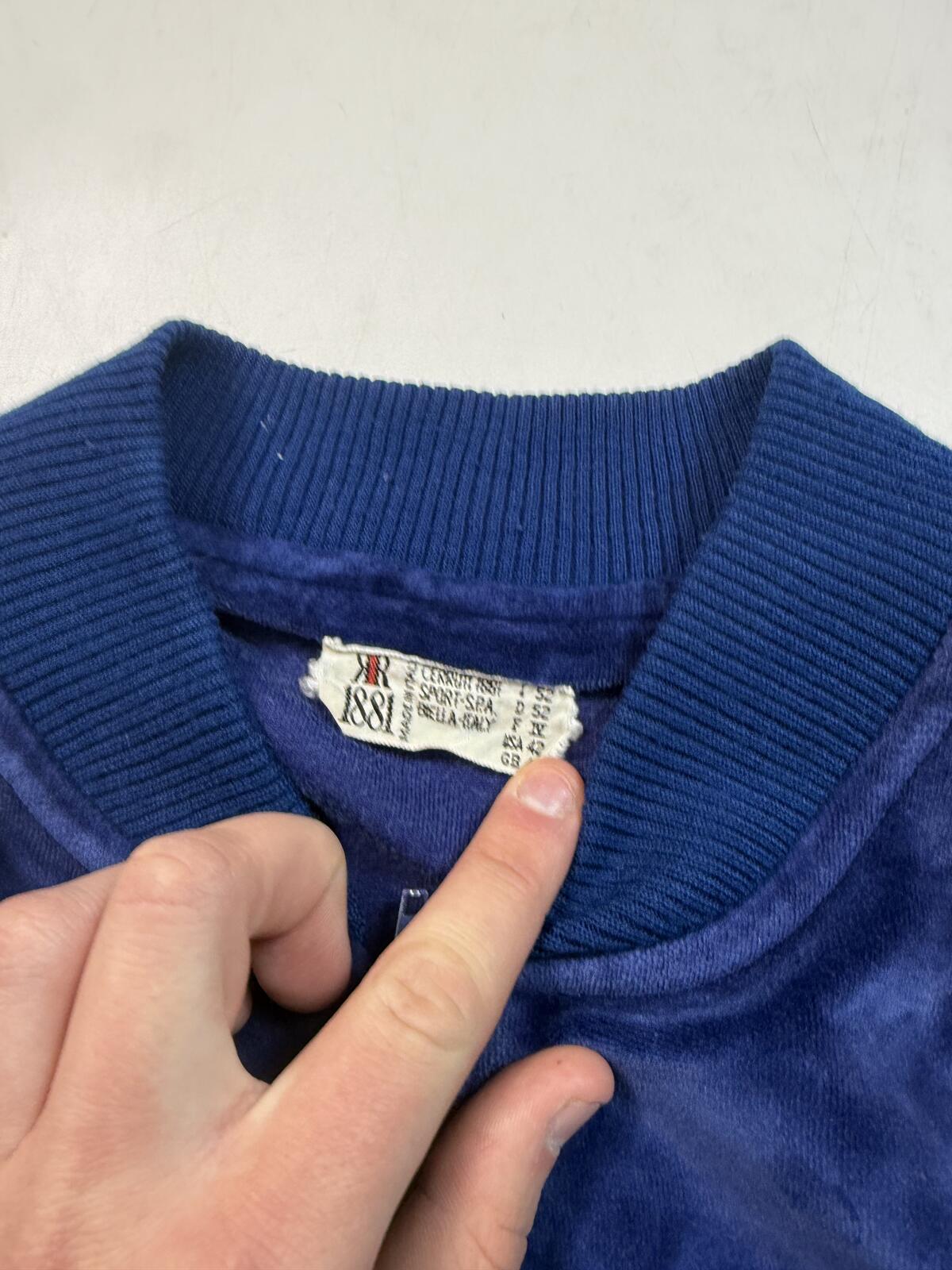 Vintage Cerruti 1881 velour track top (L)