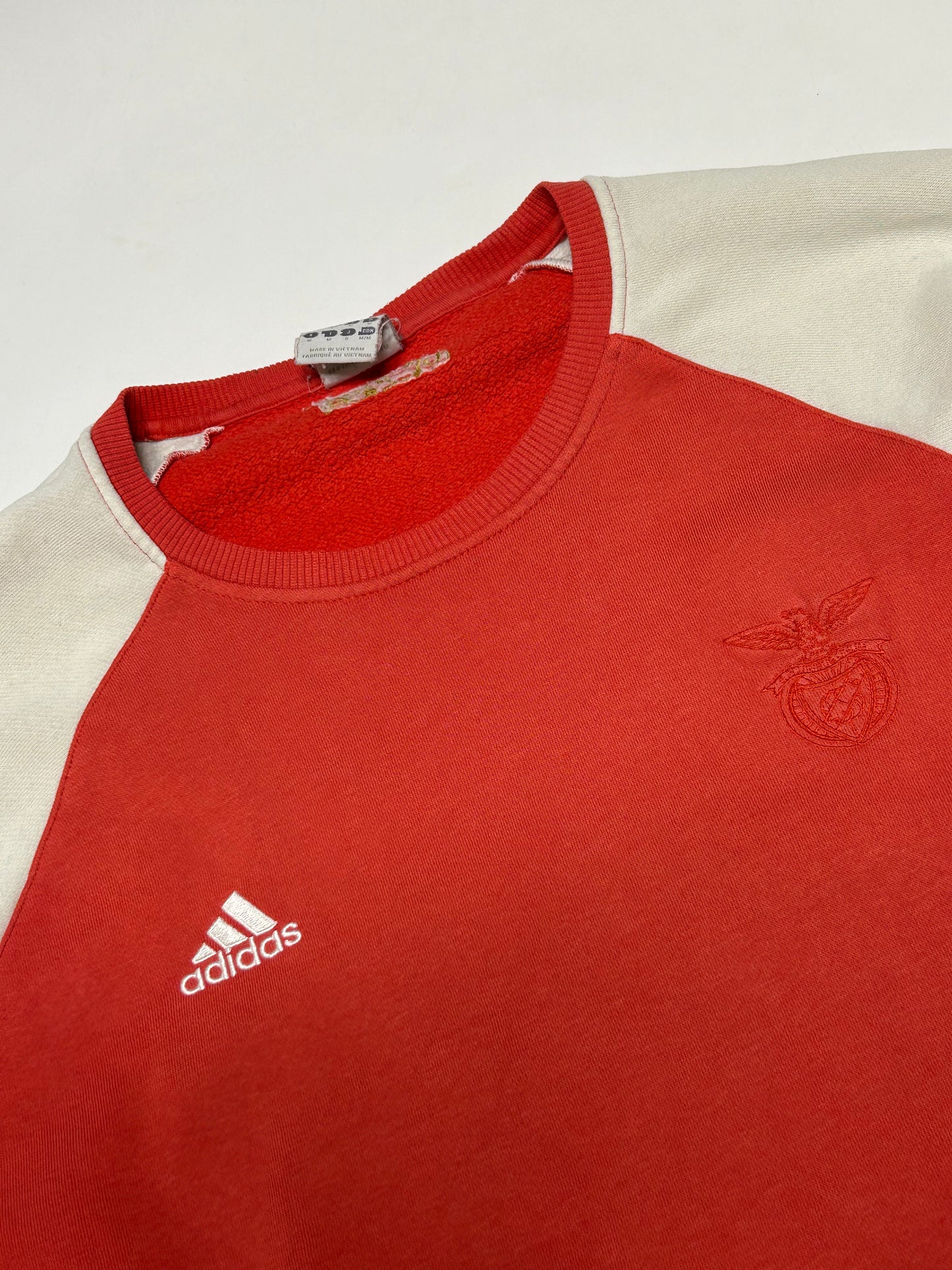 Vintage Benfica adidas 2007 football sweatshirt (M)