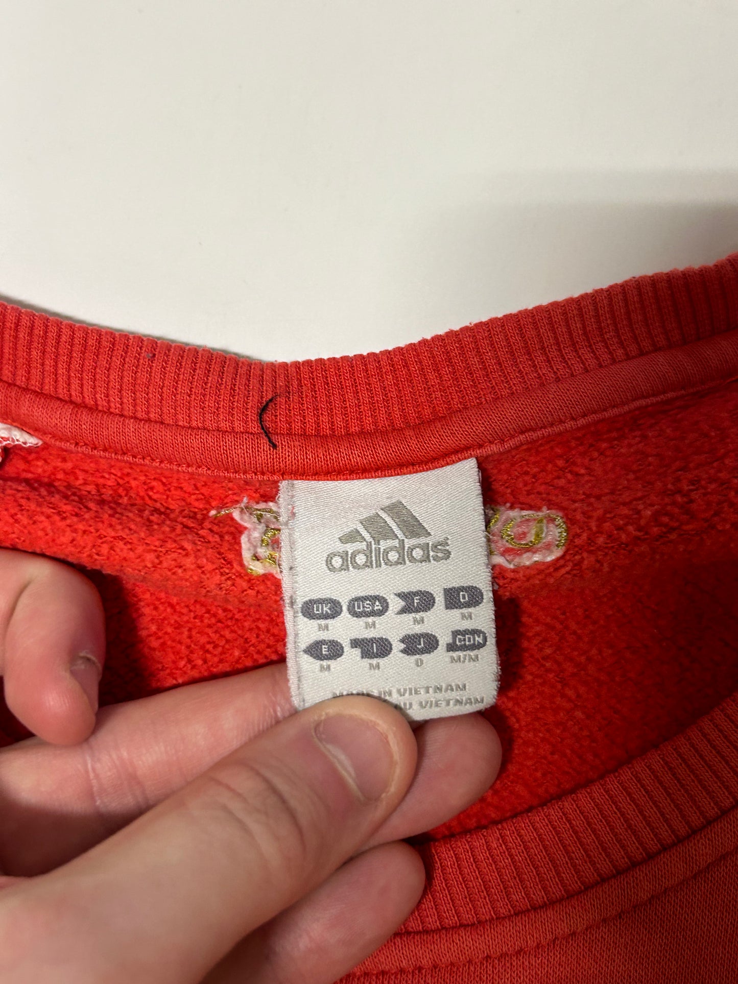 Vintage Benfica adidas 2007 football sweatshirt (M)