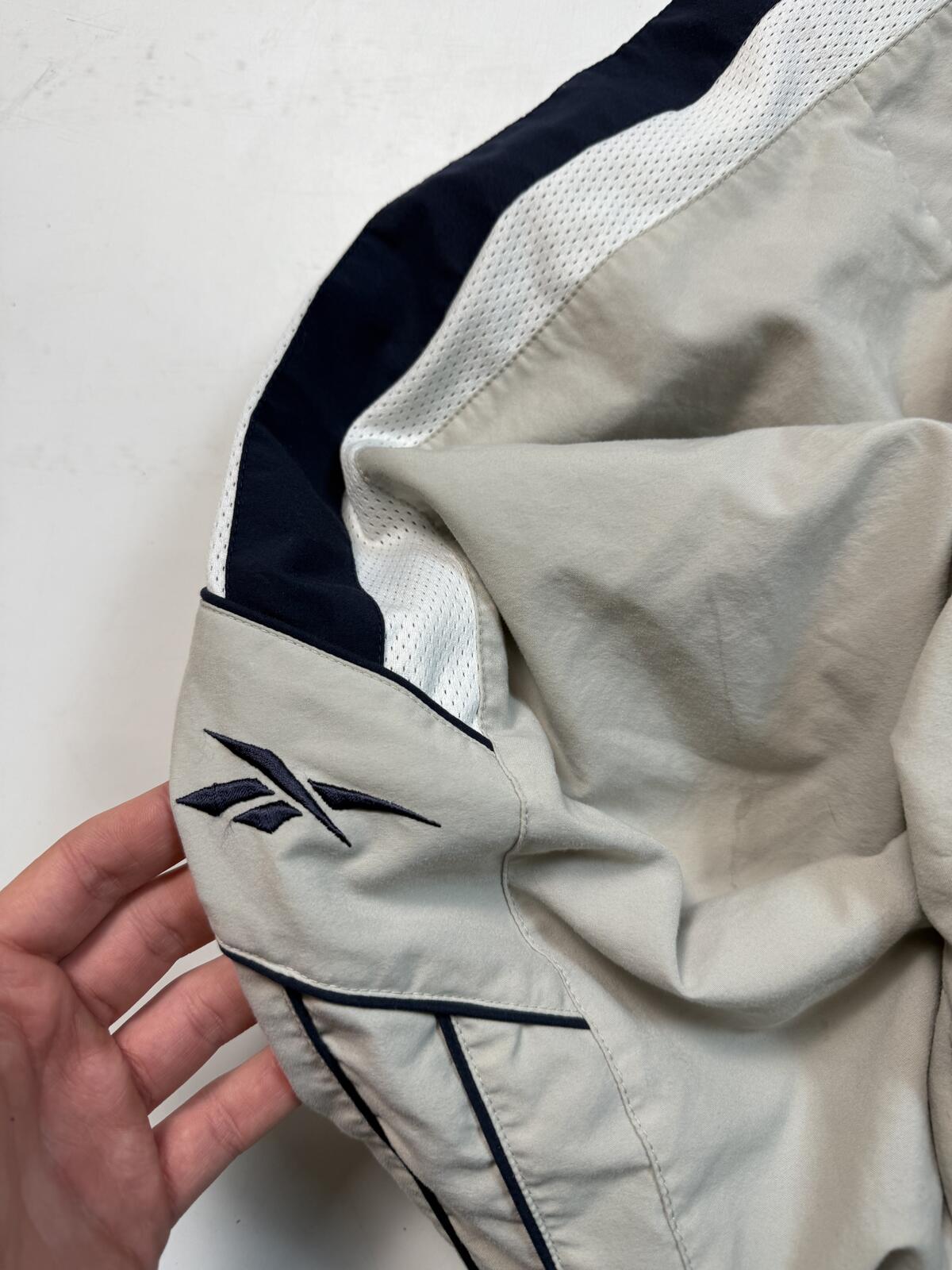 Vintage 90s Reebok side stripe track jacket (L)