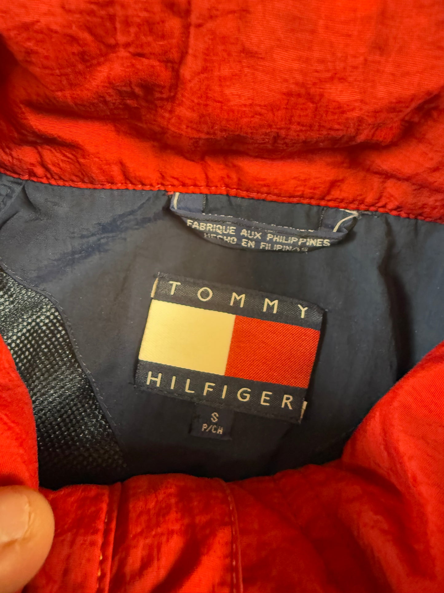 Vintage 90s Tommy Hilfiger rain jacket (S)