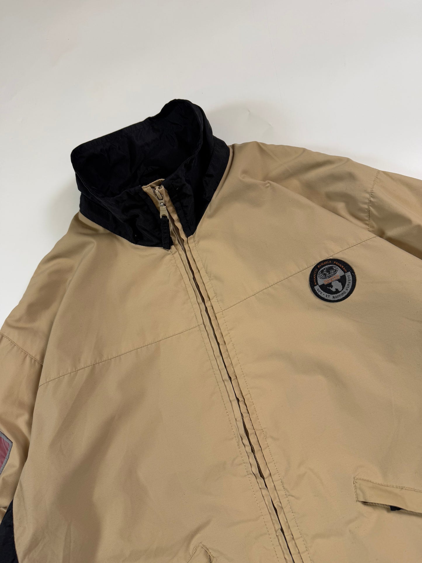 Vintage Napapijri geographic jacket (L)