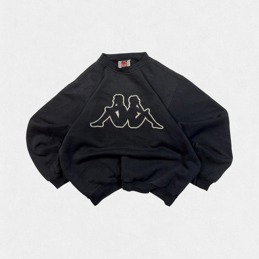 Vintage 90s Kappa centre logo sweatshirt (L)