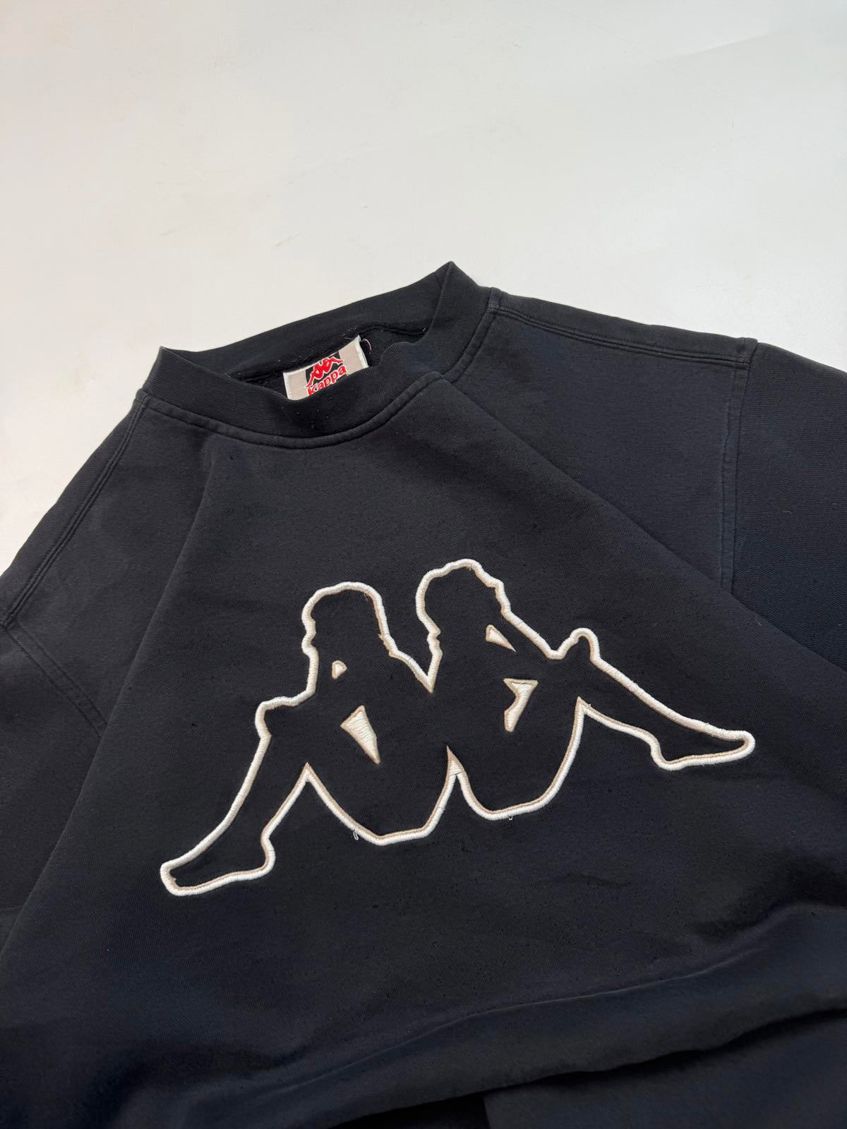 Vintage 90s Kappa centre logo sweatshirt (L)