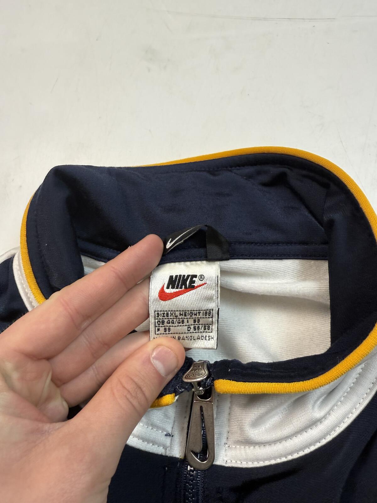 Vintage 90s Nike colour block track jacket (XL)