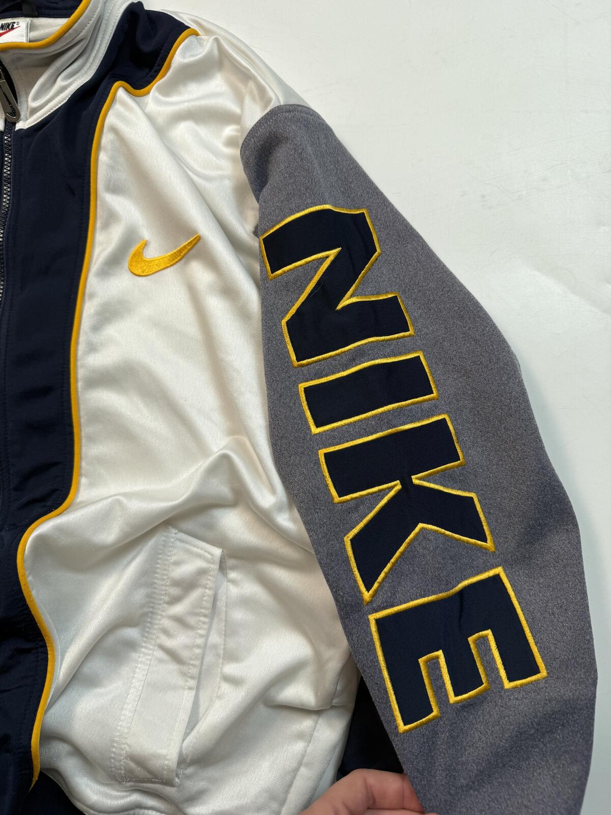 Vintage 90s Nike colour block track jacket (XL)