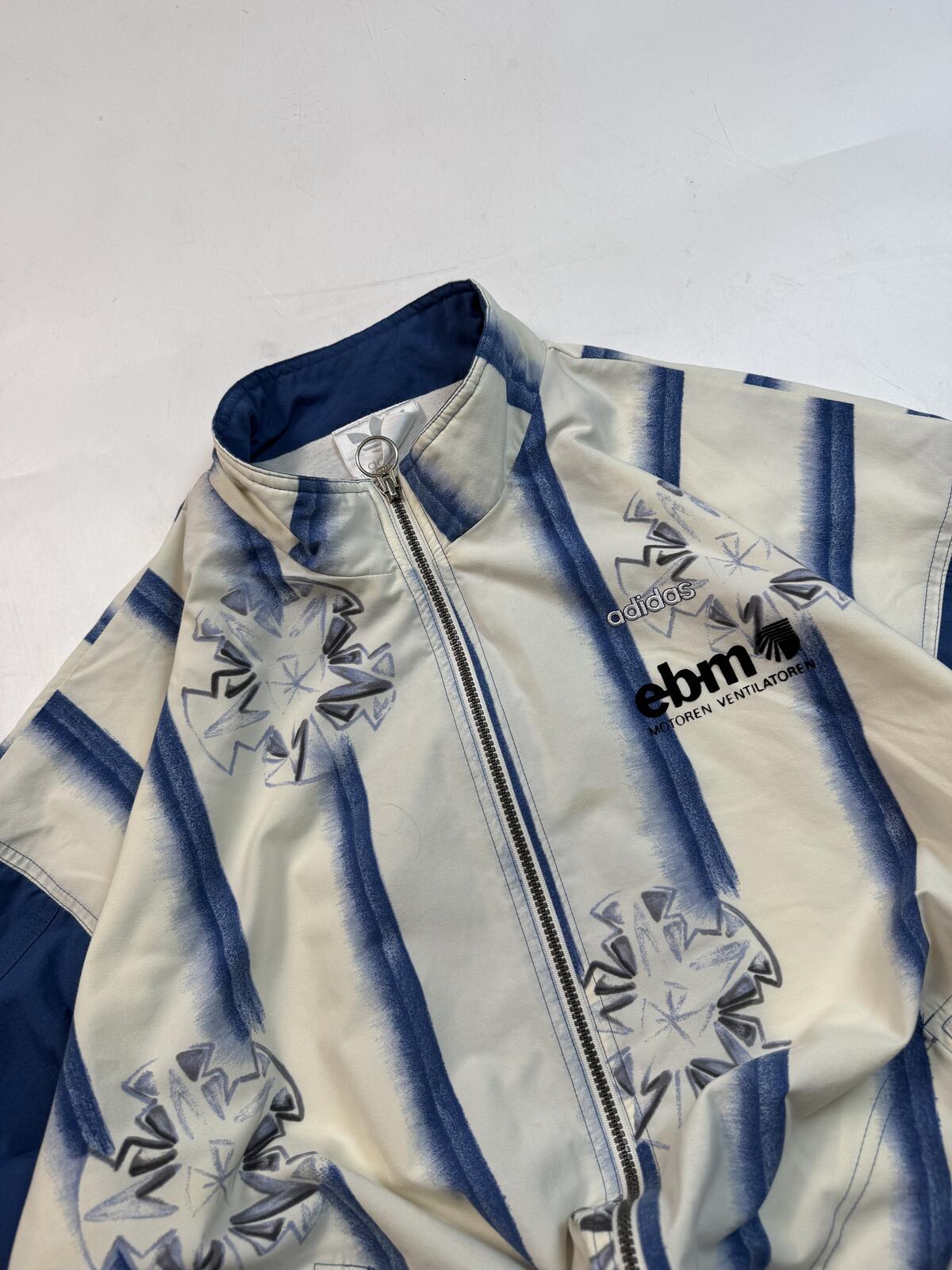 Vintage 90s adidas originals abstract track jacket (L)