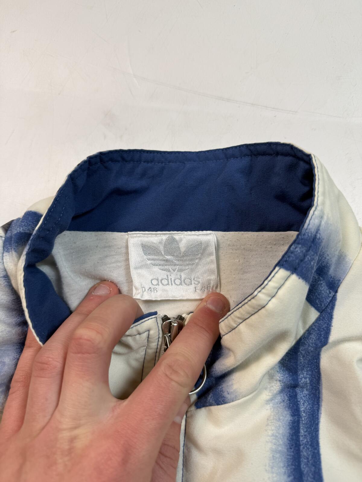Vintage 90s adidas originals abstract track jacket (L)