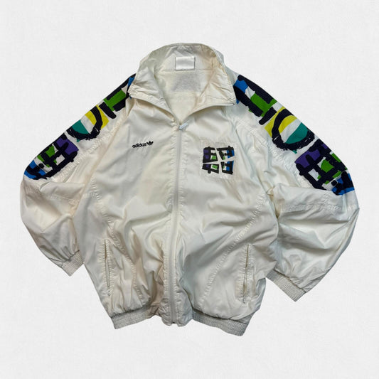 Vintage 80s Adidas originals Stefan Edberg tennis track jacket (L)