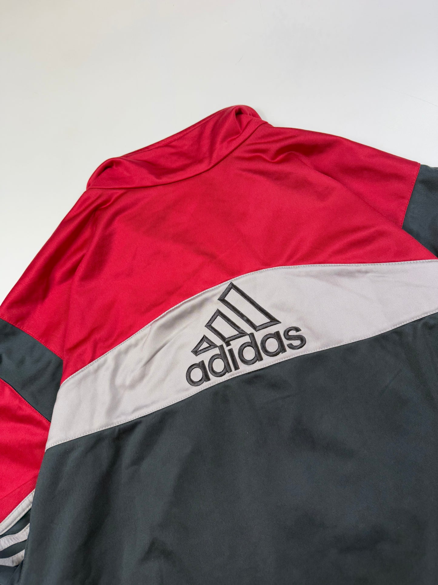Vintage Adidas colour block track jacket (L)