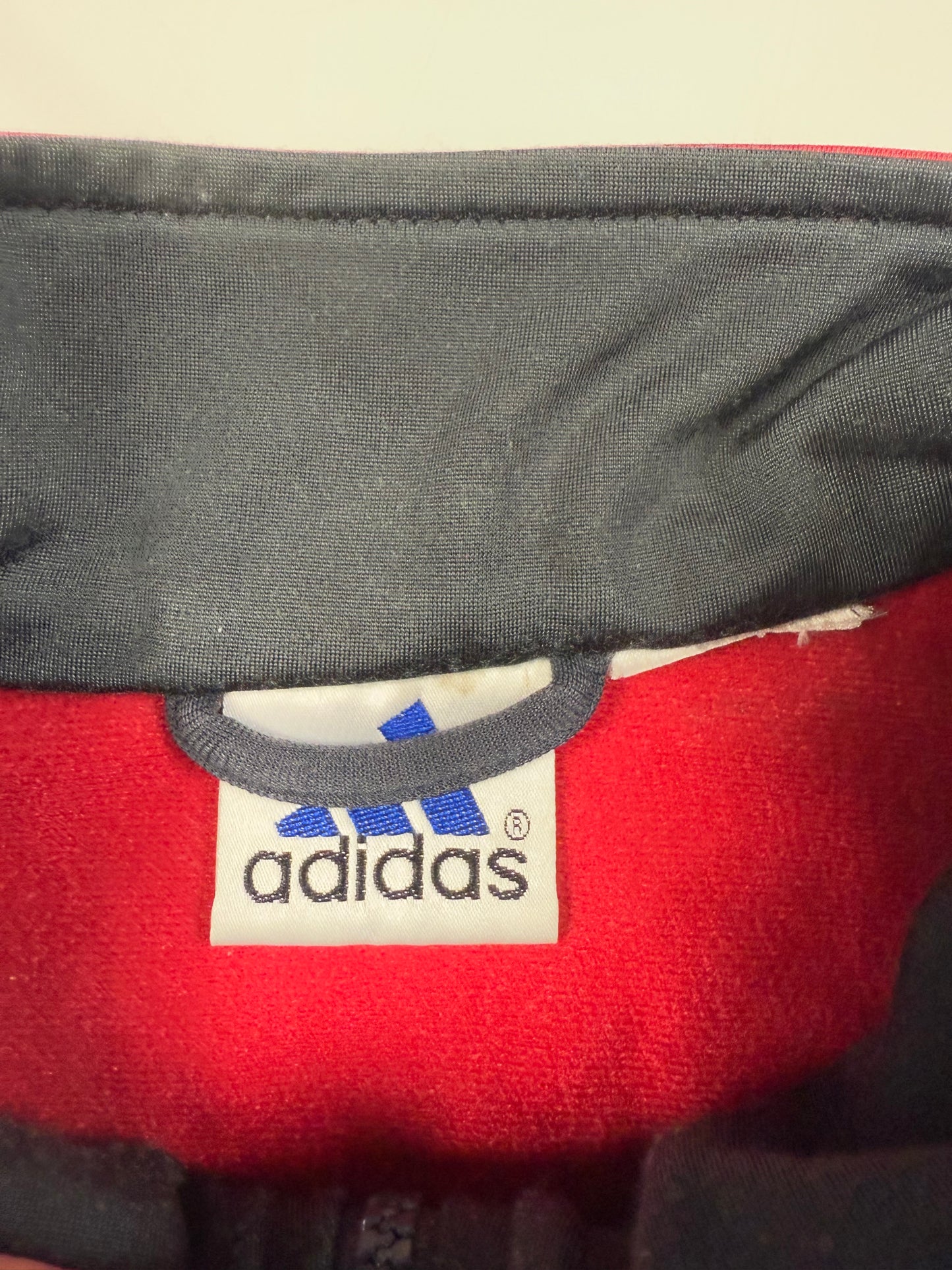 Vintage Adidas colour block track jacket (L)