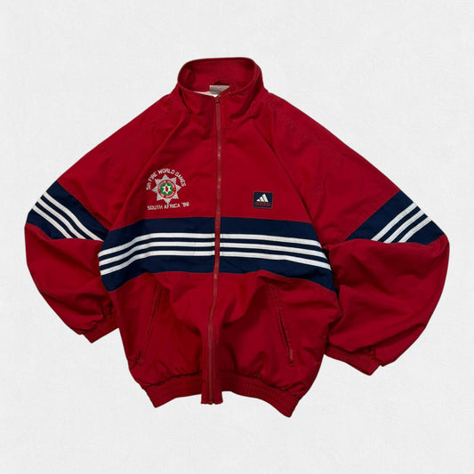 Vintage 90s Adidas fire world games 1998 track jacket (M)