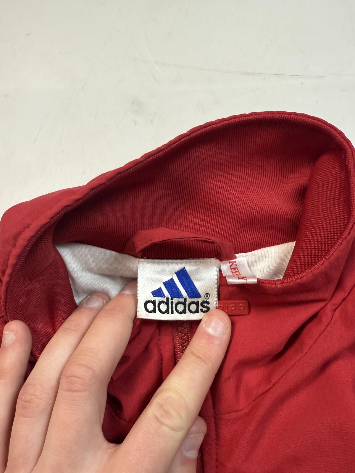 Vintage 90s Adidas fire world games 1998 track jacket (M)