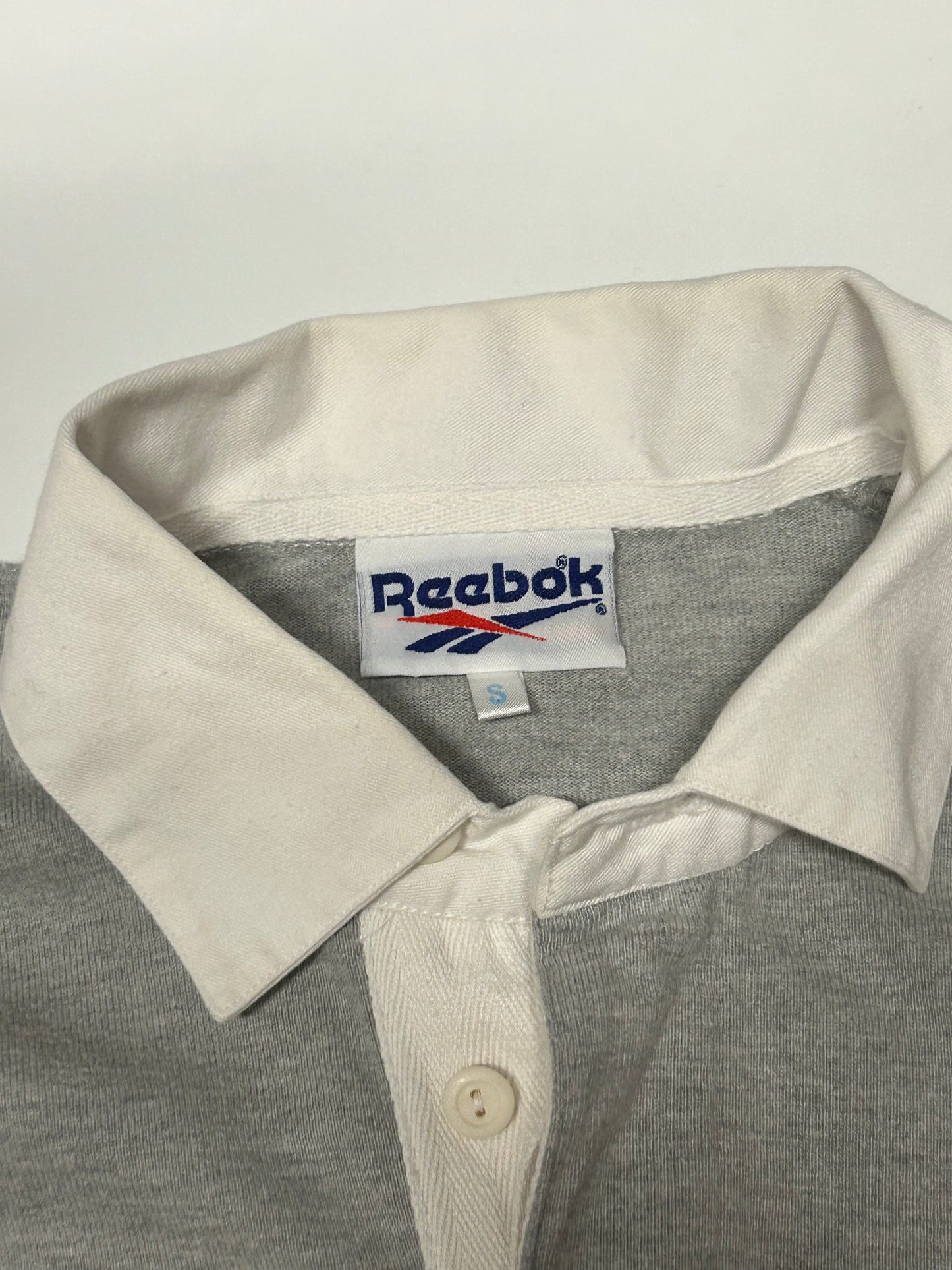 Vintage 90s Reebok striped rugby polo (S)