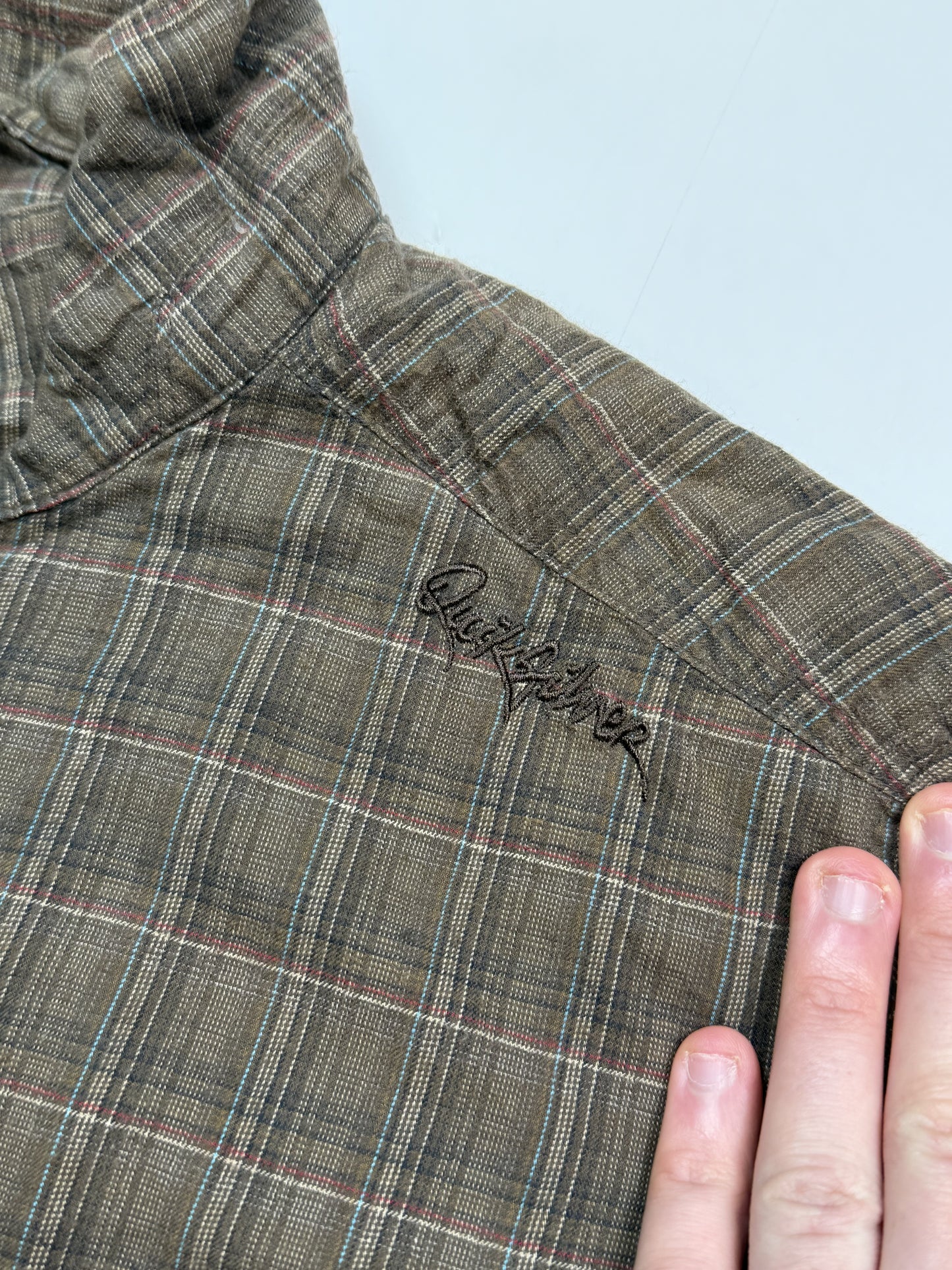 Vintage Quiksilver check harrington jacket (XL)