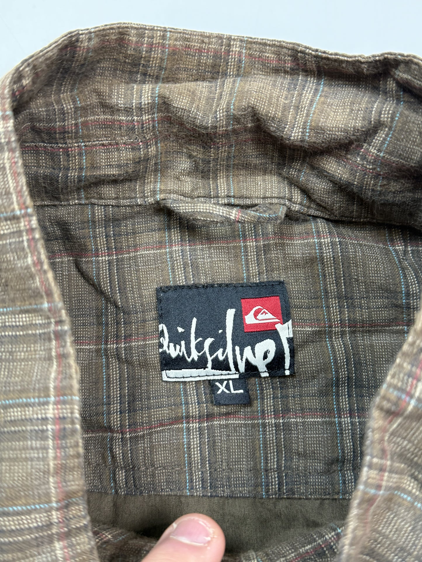 Vintage Quiksilver check harrington jacket (XL)