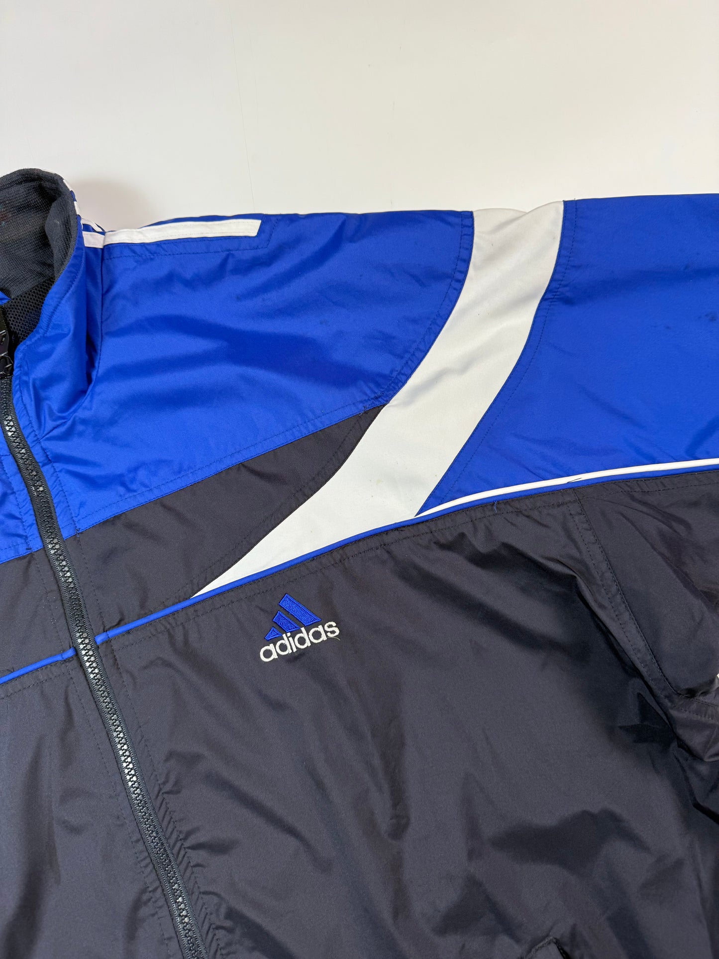 Vintage Adidas colour block track jacket (XL)
