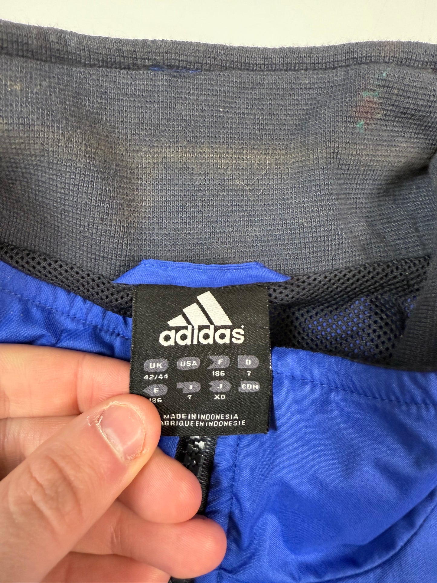 Vintage Adidas colour block track jacket (XL)