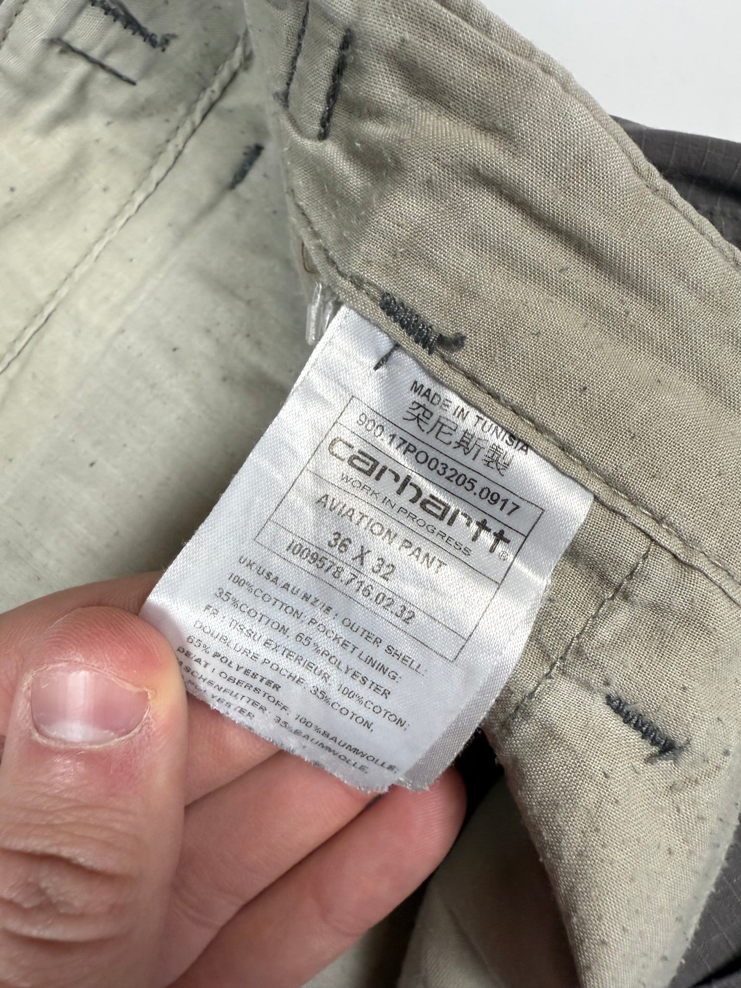 Carhartt aviation ripstop pants (W36)
