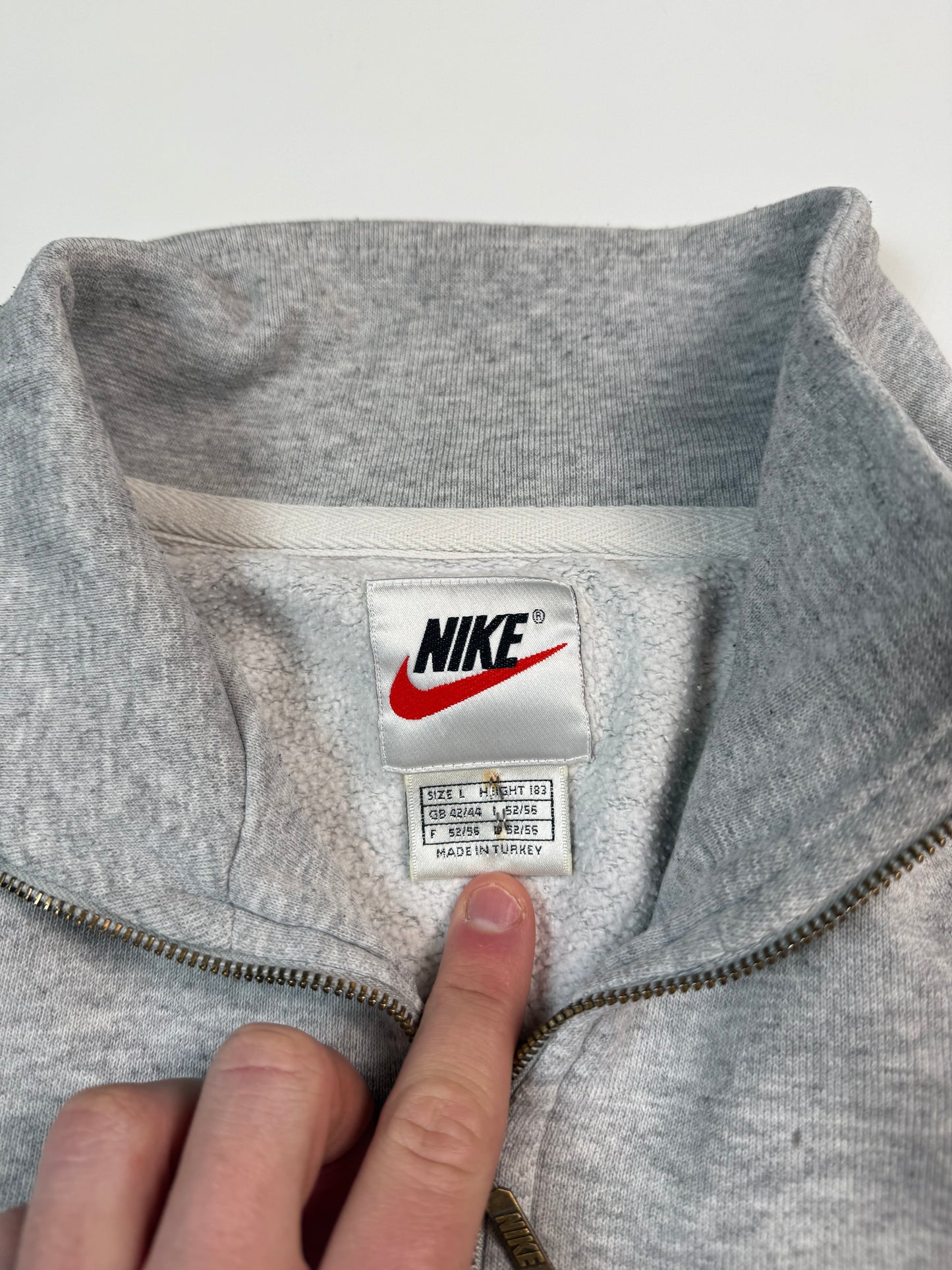 Vintage 90s Nike quarter zip sweatshirt (L)