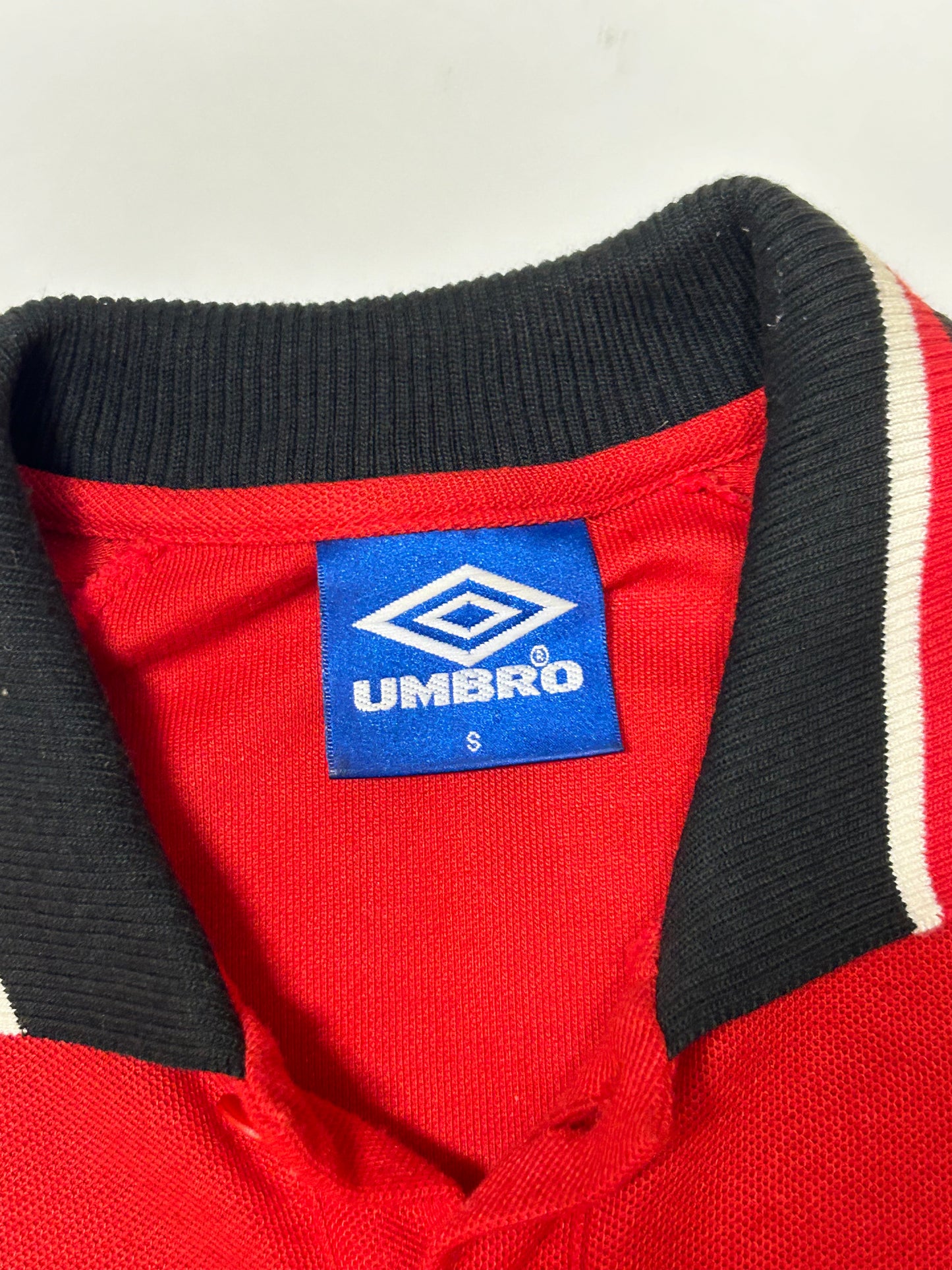 Vintage 90s Manchester United polo shirt (S)
