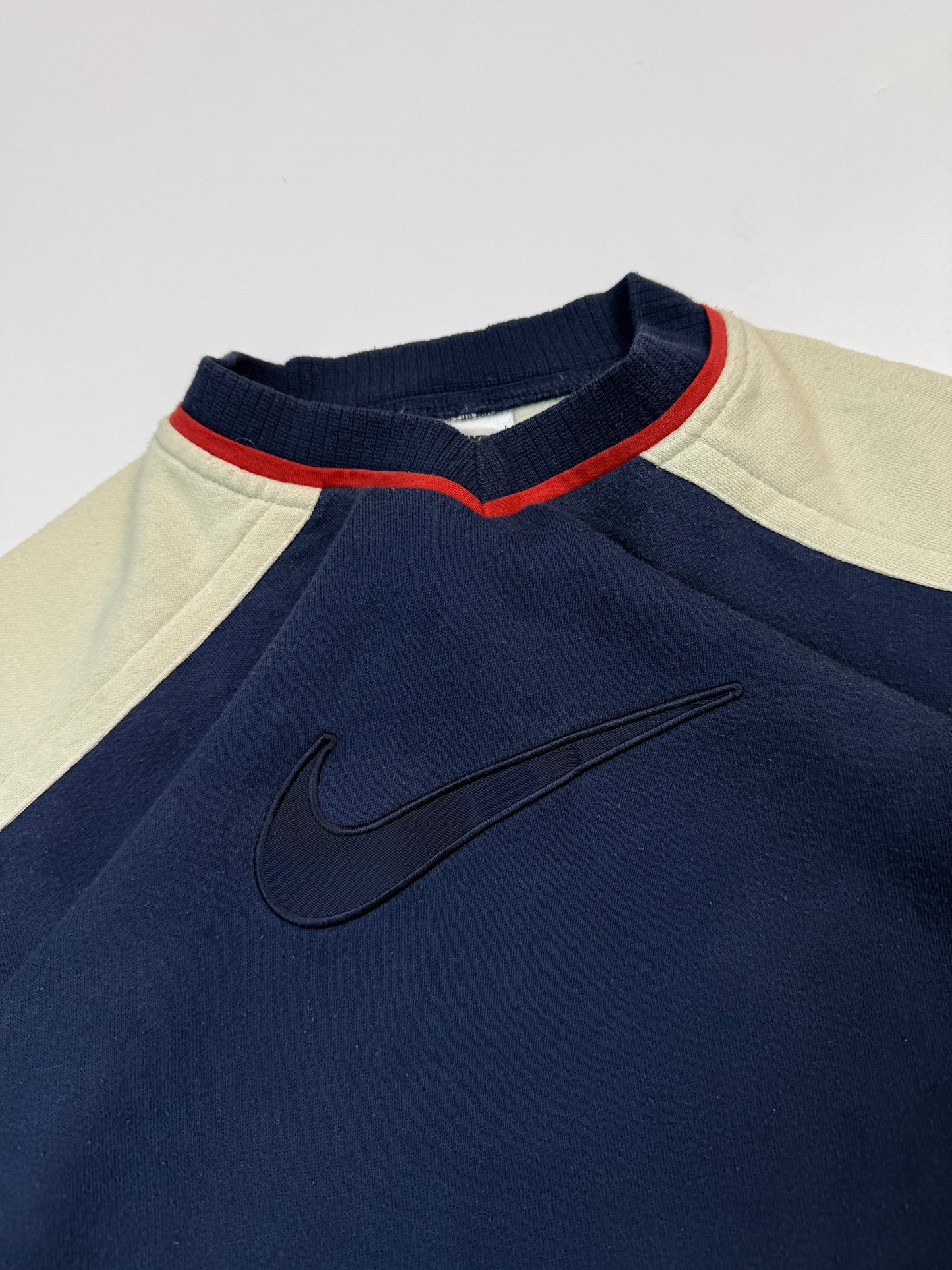 Vintage 90s Nike centre swoosh sweatshirt (YM)