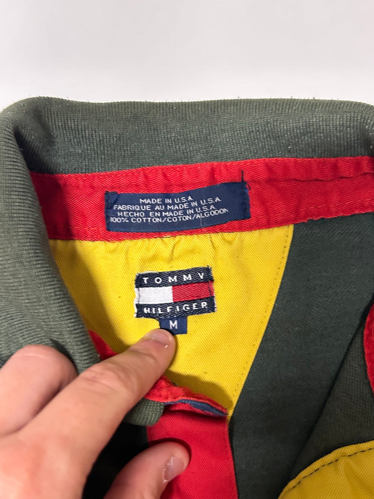 Vintage 90s Tommy Hilfiger polo shirt (M)