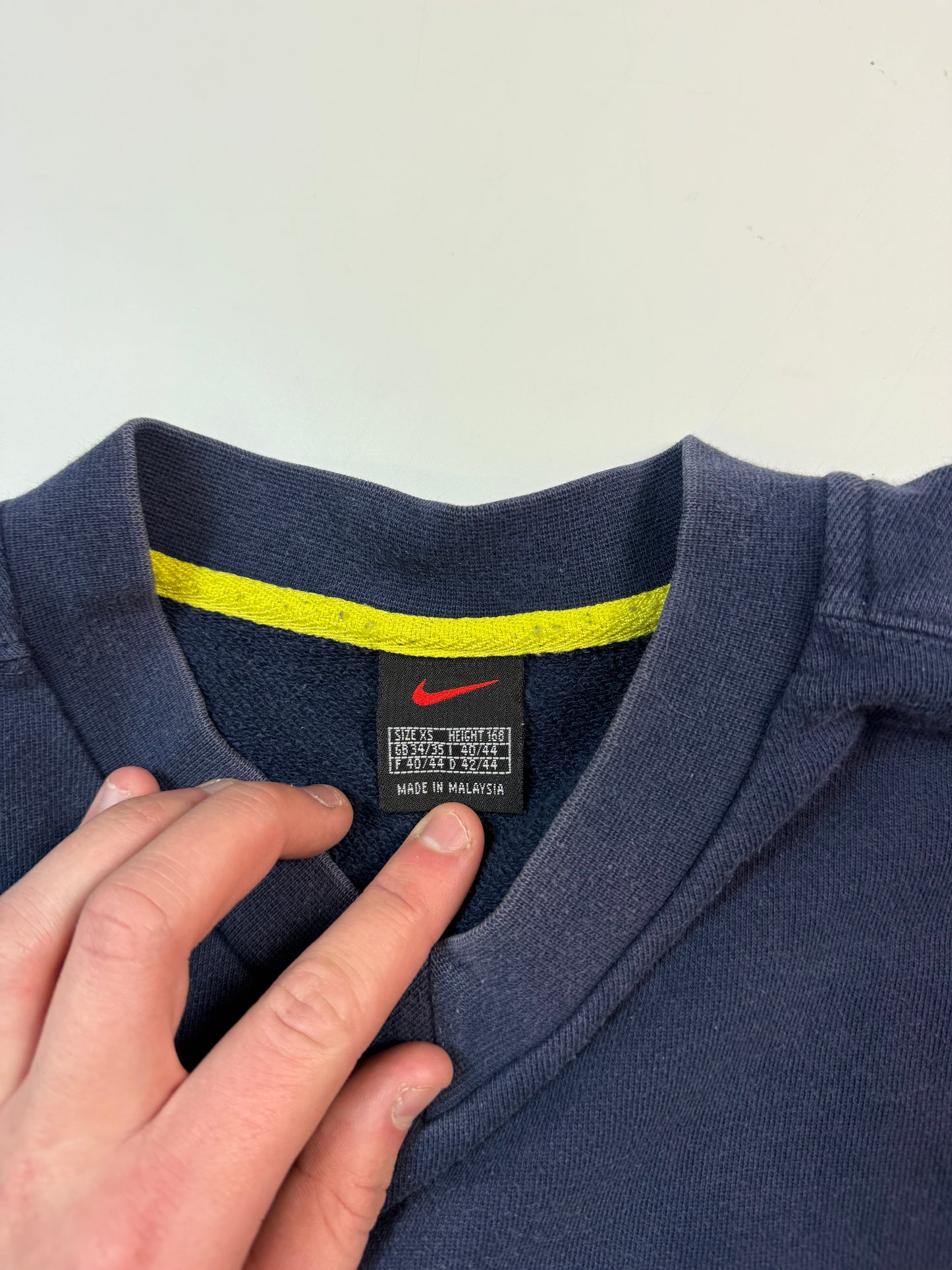 Vintage 90s Nike centre swoosh sweatshirt (XS)