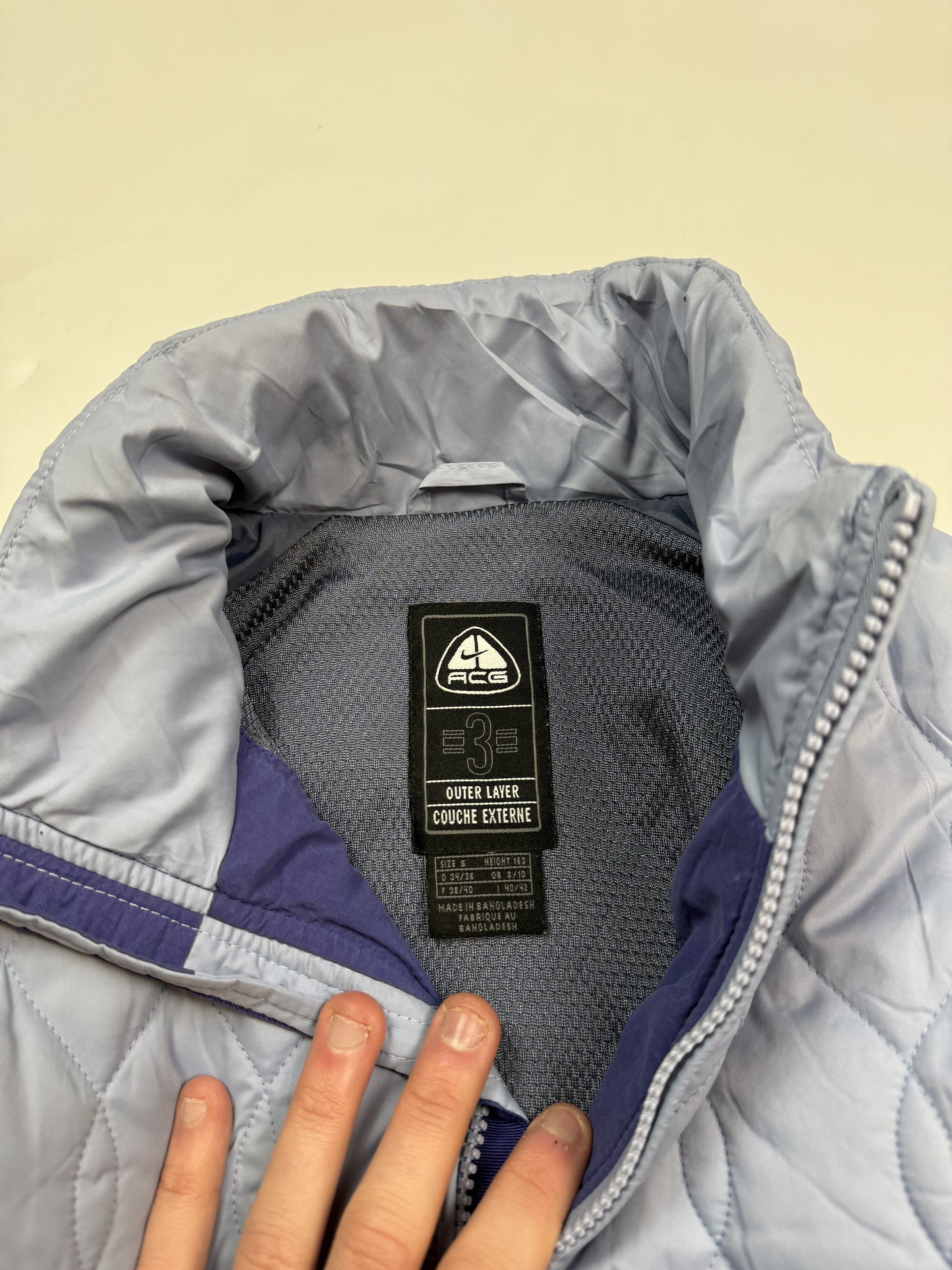 Vintage Nike ACG quilted down jacket (S)