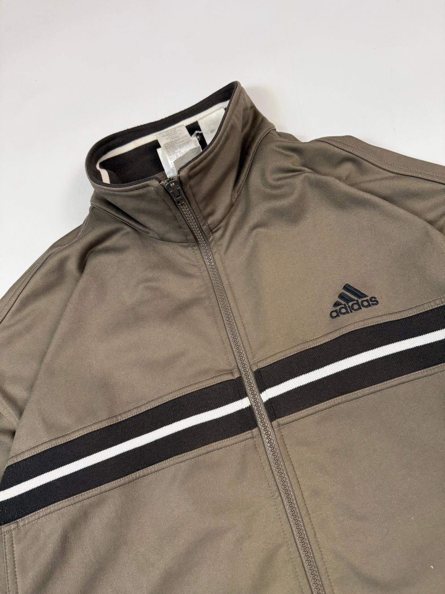Vintage 90s Adidas small logo track jacket (L)