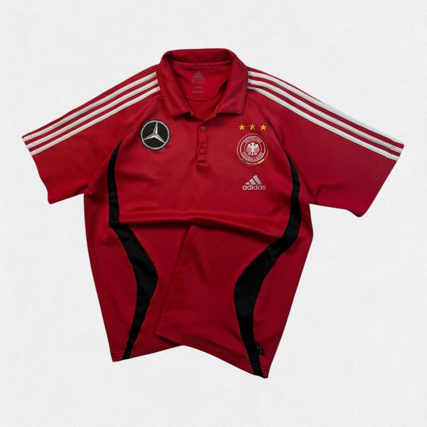 Vintage Germany 2005/06 Adidas football polo shirt (L)