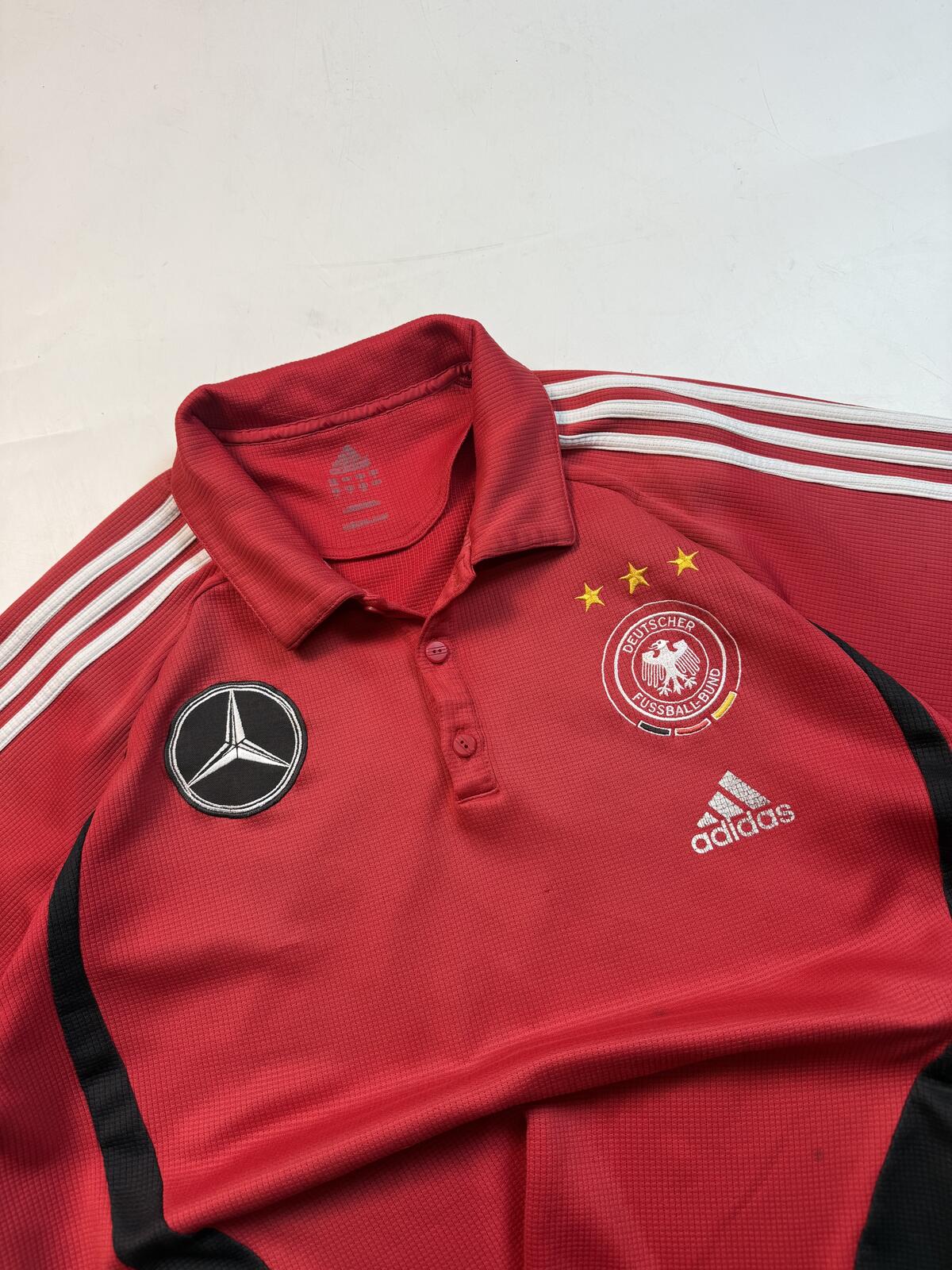 Vintage Germany 2005/06 Adidas football polo shirt (L)