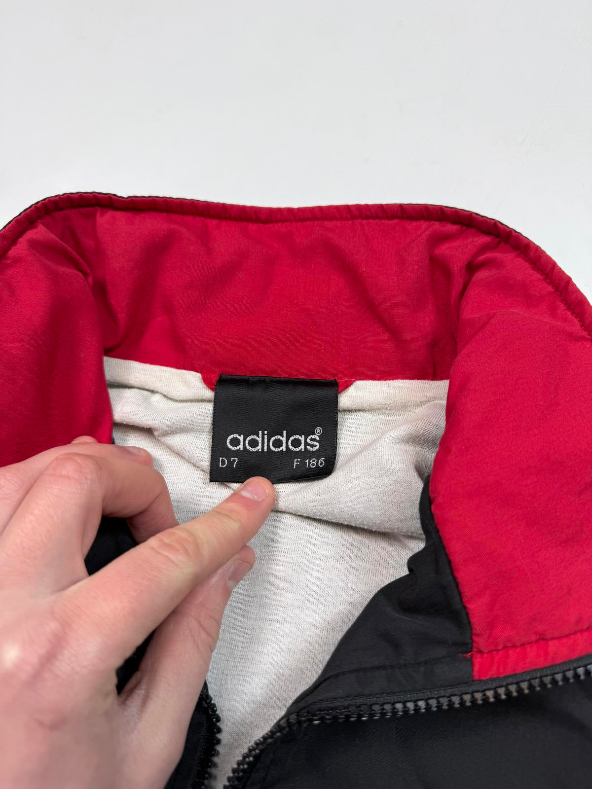 Vintage 90s adidas originals abstract track jacket (L)