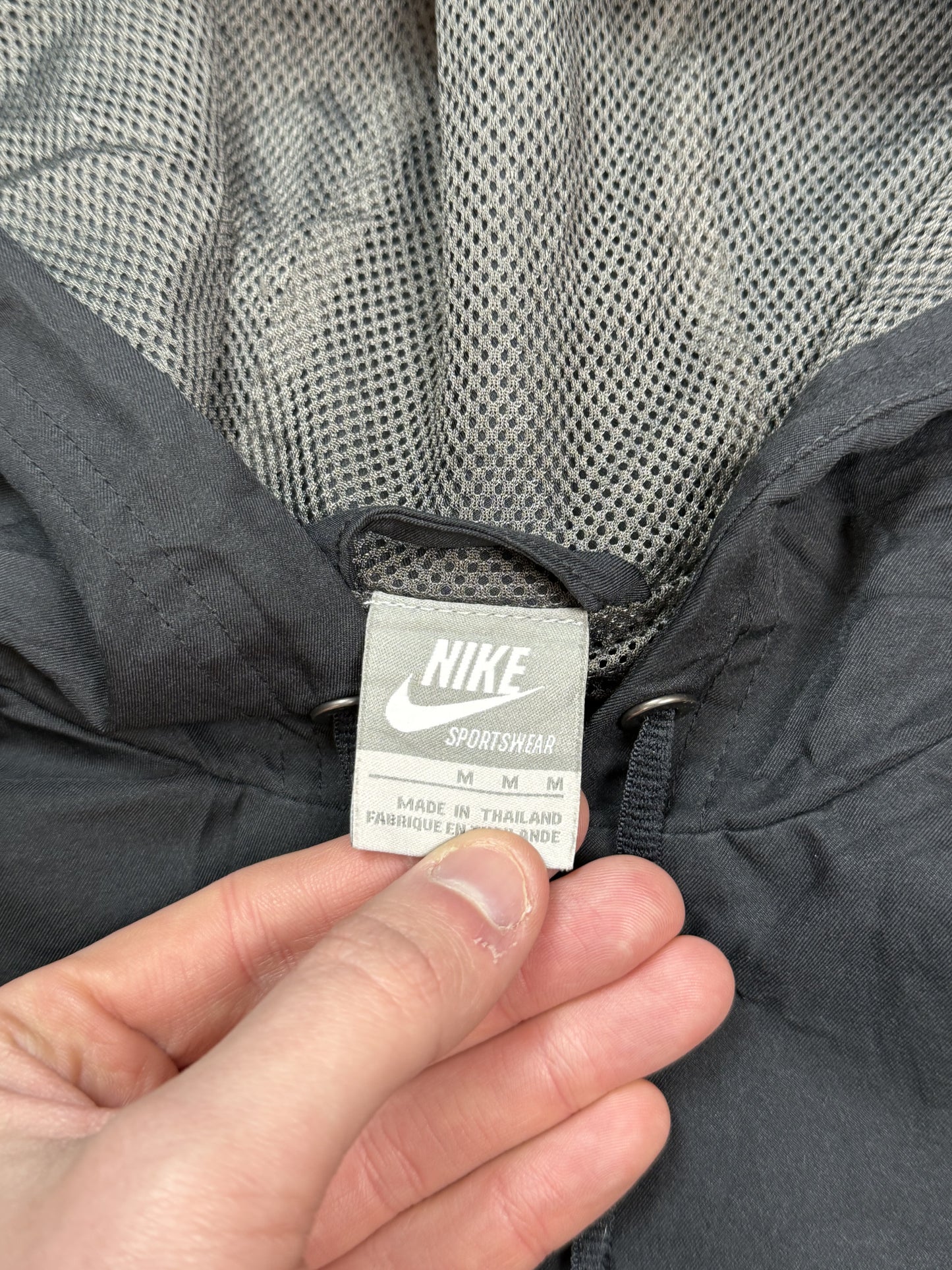 Vintage Nike hooded bomber jacket (M)