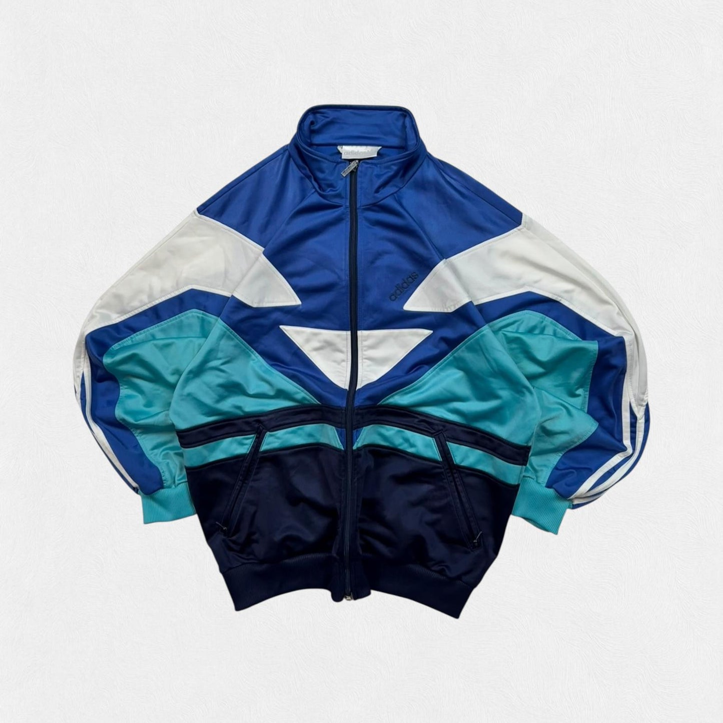 Vintage 90s adidas originals colour block track top (M)