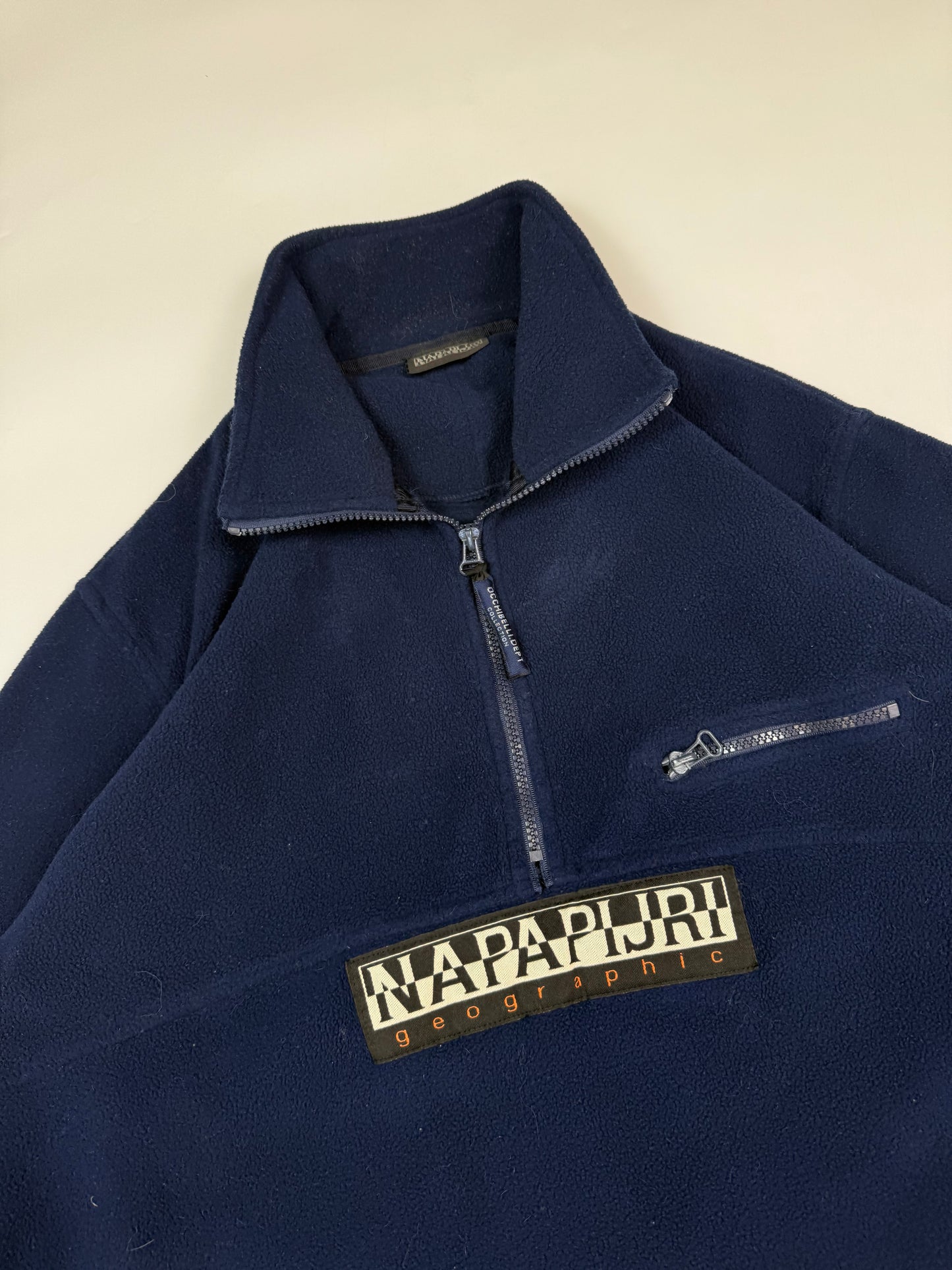 Vintage Napapijri quarter zip fleece (L)