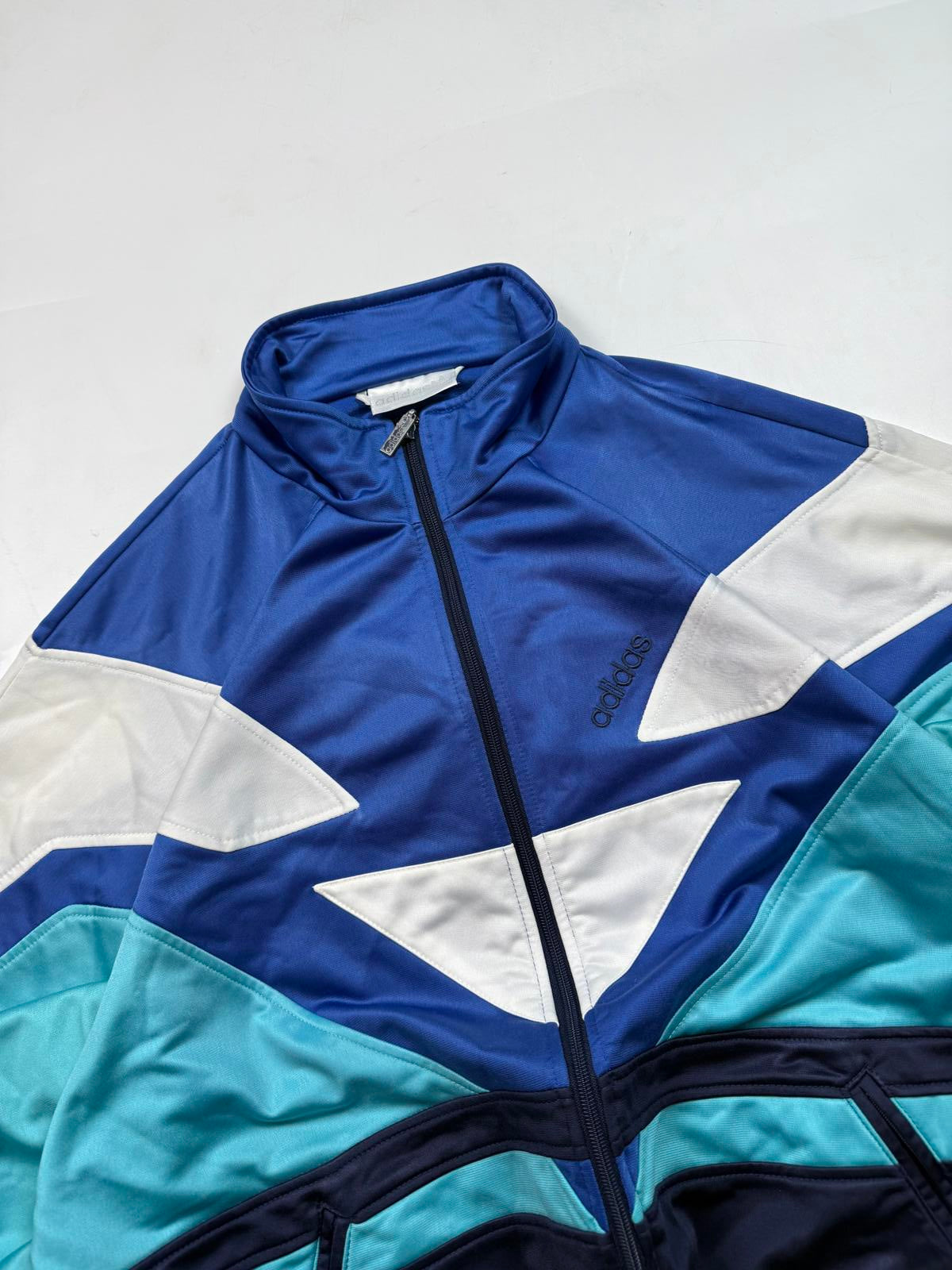 Vintage 90s adidas originals colour block track top (M)