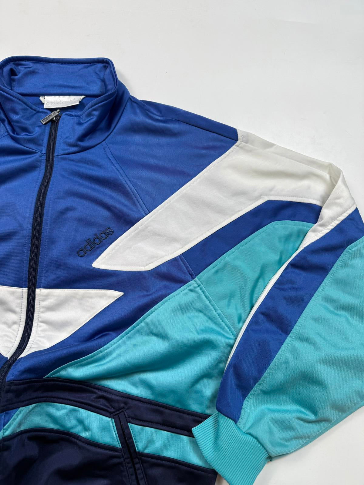 Vintage 90s adidas originals colour block track top (M)