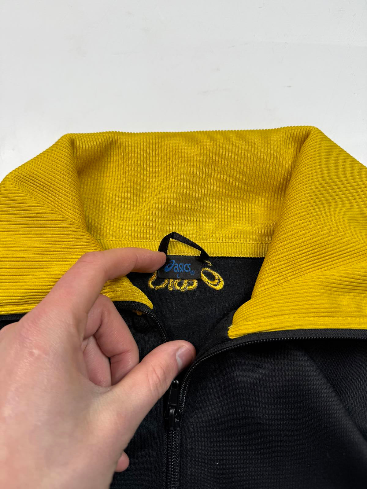 Vintage Asics track top (L)