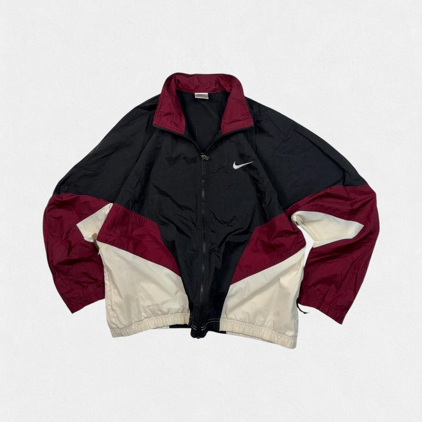 Vintage 90s Nike colour block track jacket (M)