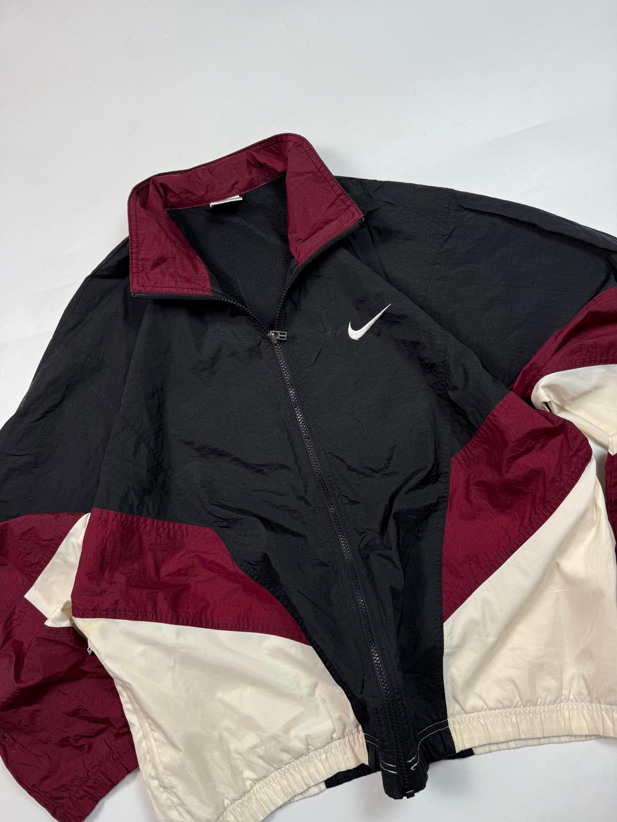 Vintage 90s Nike colour block track jacket (M)