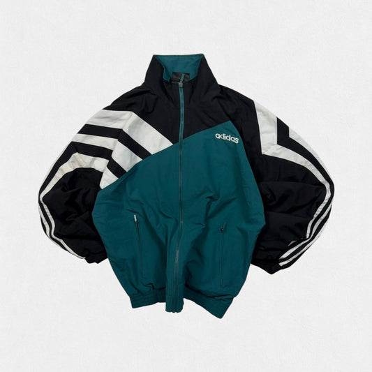 Vintage 90s adidas originals colour block track top (L)