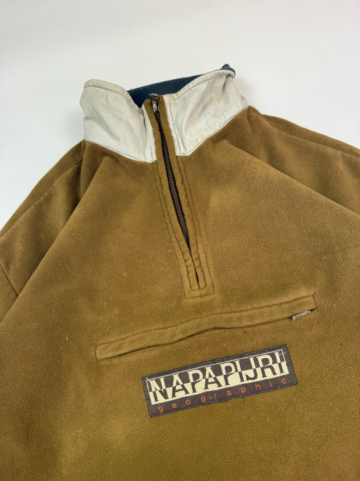 Vintage Napapijri quarter zip fleece (M)